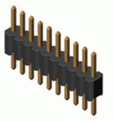 Pin Header SM C02 6100 10 AS - Schmid-M: Pin Header Straight RM 2,0mm Single Row1x10Pin(B=3.90)= W+P 314-010-010-60